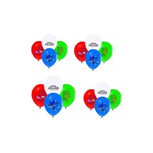 Parti Sürprizi Pj Mask Latex Balon 10 Adet ürün görseli