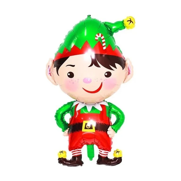 Parti Sürprizi Elf Çocuk Şekilli Folyo Balon 1 Adet ürün görseli