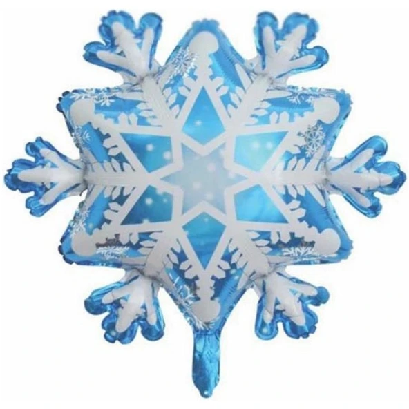 Parti Sürprizi Kar Tanesi Şekilli Folyo Balon 1 Adet ürün görseli