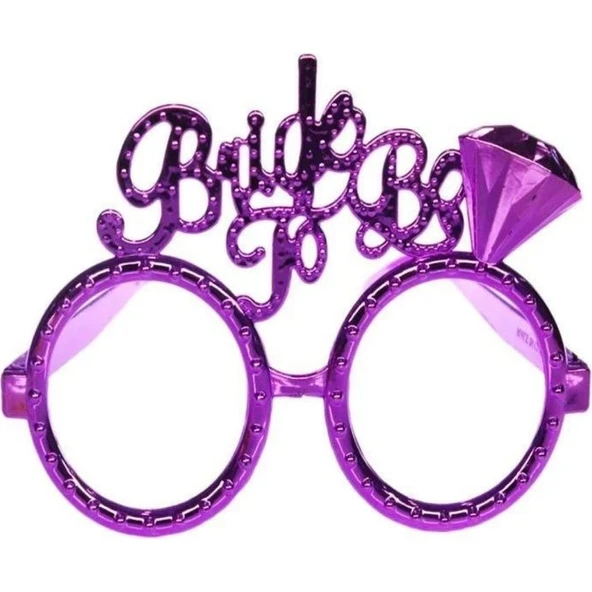 Parti Sürprizi Bride To Be Tektaş Mor Renk Gözlük ürün görseli