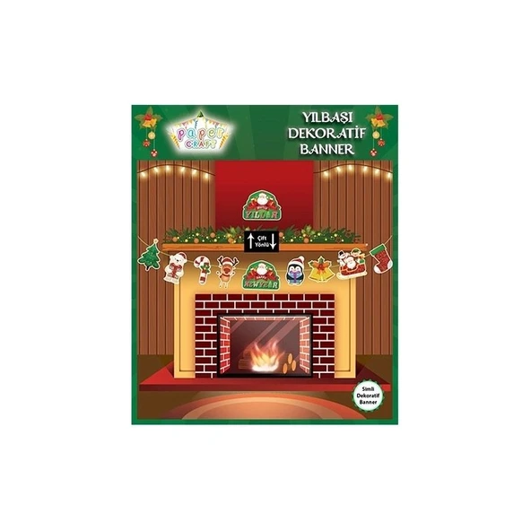 Parti Sürprizi Yılbaşı Partisi Süsü Banner Afiş ürün görseli