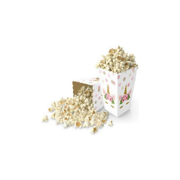 Parti Sürprizi Unicorn Mısır Kutusu 8 Adet ürün görseli