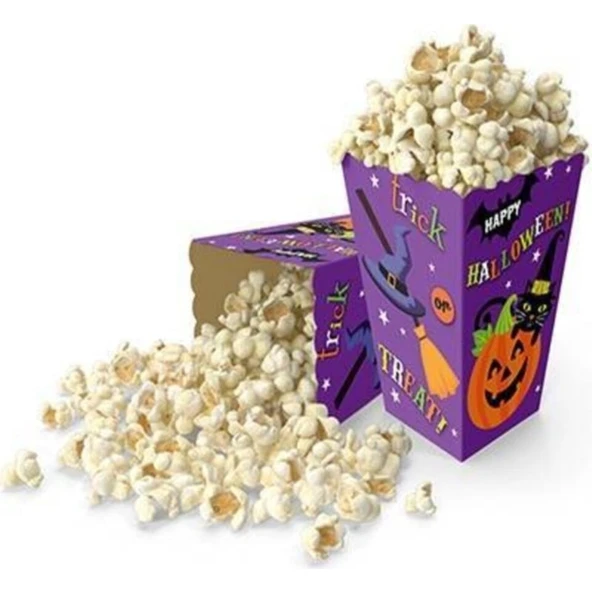 Parti Sürprizi Halloween Cadılar Bayramı Mısır Kutusu 8'li ürün görseli