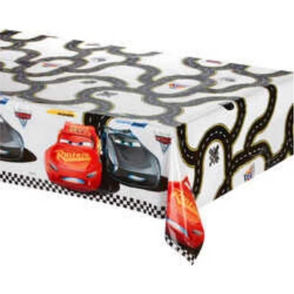 Parti Sürprizi Cars Arabalar Plastik Masa ÖRTÜSÜ120 X180 cm ürün görseli