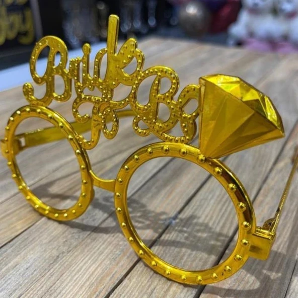 Parti Sürprizi Bride To Be Tektaş Gold Renk Gözlük ürün görseli