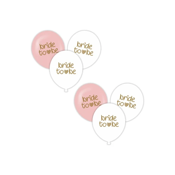 Parti Sürprizi Bride To Be Temalı Baskılı Balon 10 Adet ürün görseli