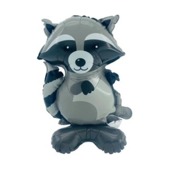 Parti Sürprizi Safari Hayvanları Ayaklı Rakun Şekilli Folyo Balon ürün görseli