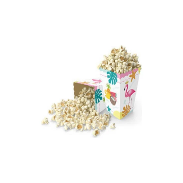 Parti Sürprizi Flamingo ve Arkadaşları Mısır Kutusu 8 Adet ürün görseli