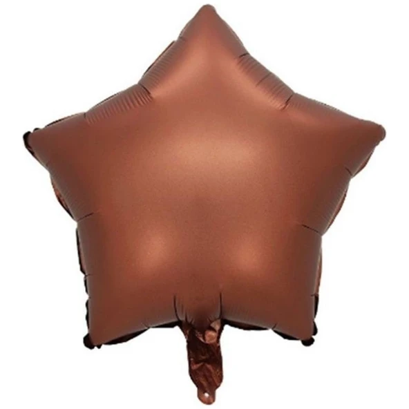 Parti Sürprizi Karamel Yıldız Folyo Balon 1 Adet ürün görseli