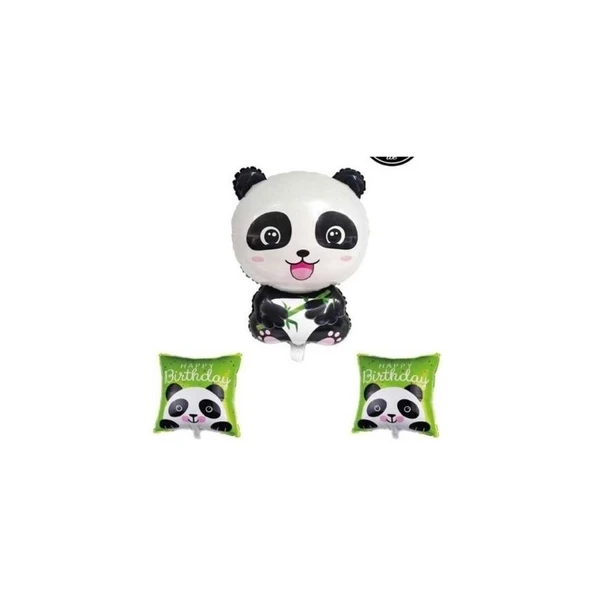 Parti Sürprizi Panda Folyo Balon Set 3 Adet ürün görseli