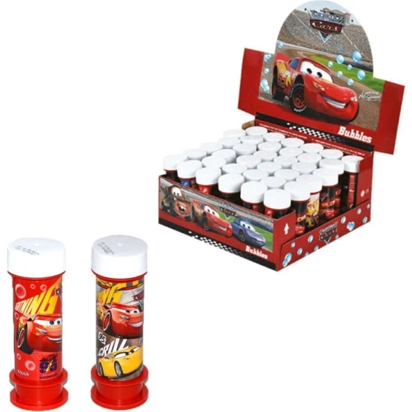 Parti Sürprizi Arabalar Cars Hediyelik Köpük Baloncuk 6 Adet ürün görseli