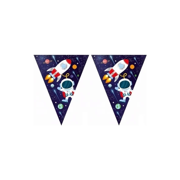Parti Sürprizi Kozmik Galaksi Uzay Teması Bayrak Afiş ürün görseli