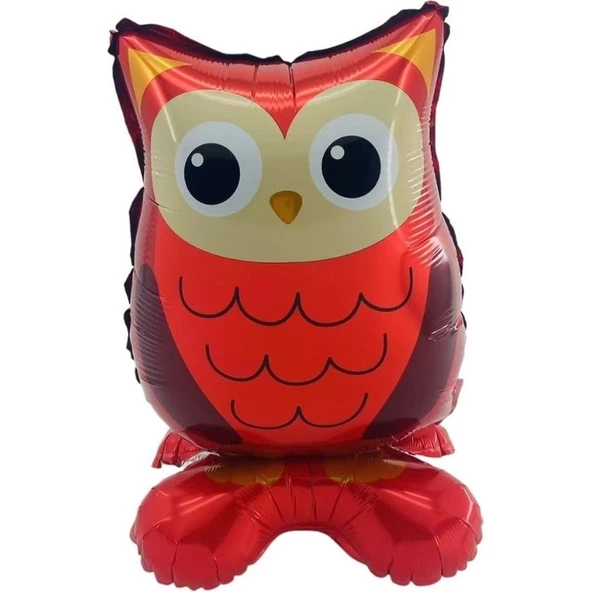 Parti Sürprizi Ayaklı Baykuş Şekilli Folyo Balon 1 Adet ürün görseli