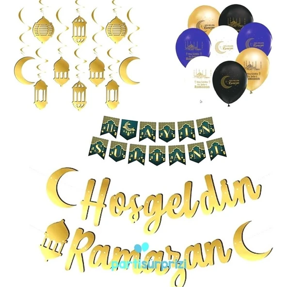 Parti Sürprizi Hoş Geldin Ramazan 11 Ayın Sultanı Set ürün görseli