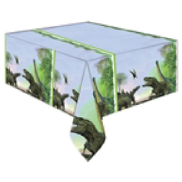 Parti Sürprizi Vahşi Jurassik Teması Masa Örtüsü ürün görseli