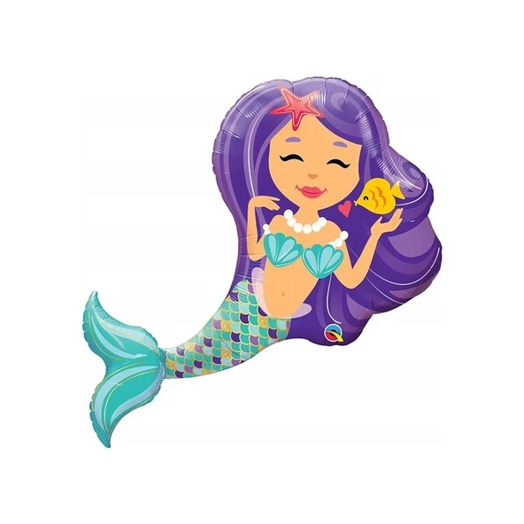 Parti Sürprizi Deniz Kızı Folyo Balon ürün görseli