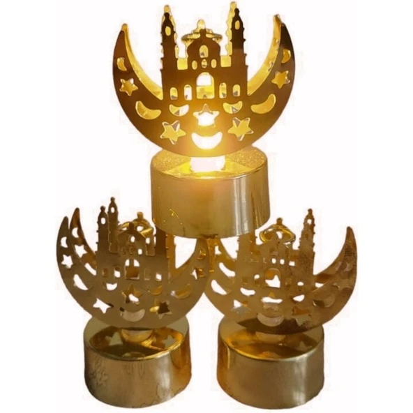 Parti Sürprizi Hilal Cami Masa Dekoru Işık 1 Adet ürün görseli