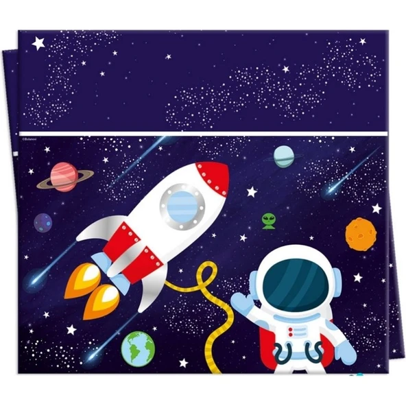 Parti Sürprizi Kozmik Galaksi Uzay Teması Masa Örtüsü 1 Adet ürün görseli