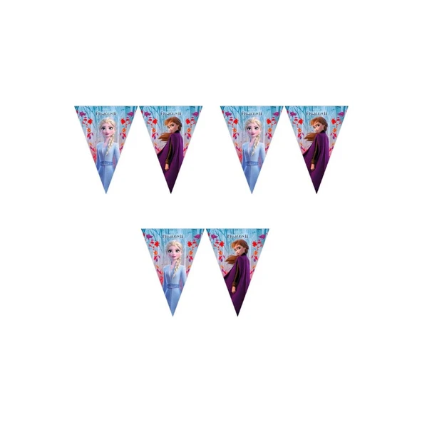 Parti Sürprizi Frozen 2 Bayrak Afiş ürün görseli