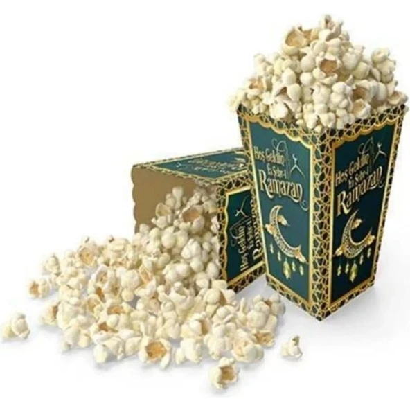 Parti Sürprizi Hoş Geldin Ya Şehri Ramazan 8 Li Popcorn Mısır Kutusu ürün görseli