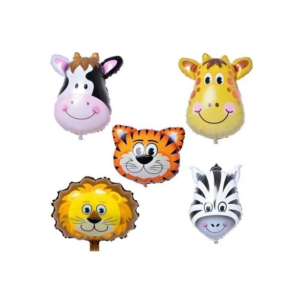Parti Sürprizi Safari Partisi Folyo Balon Set 5 Adet ürün görseli