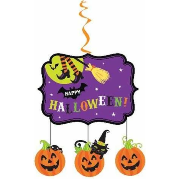 Parti Sürprizi Halloween Cadılar Bayramı Asma Süs ürün görseli