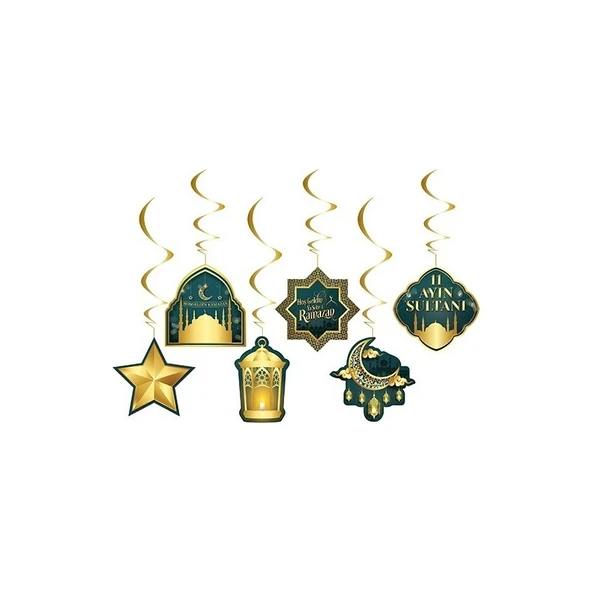 Parti Sürprizi Hoş Geldin Ya Şehir Ramazan Tavan Süs 6 Adet ürün görseli