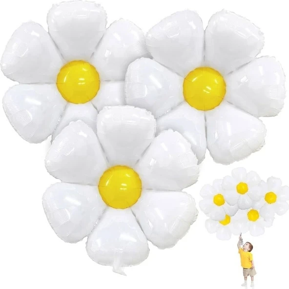 Parti Sürprizi Papatya Folyo Balon Büyük Boy 1 Adet ürün görseli