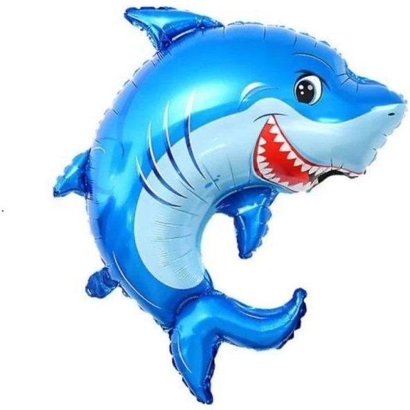 Parti Sürprizi Gülen Köpek Balığı Folyo Balon 1 Adet ürün görseli