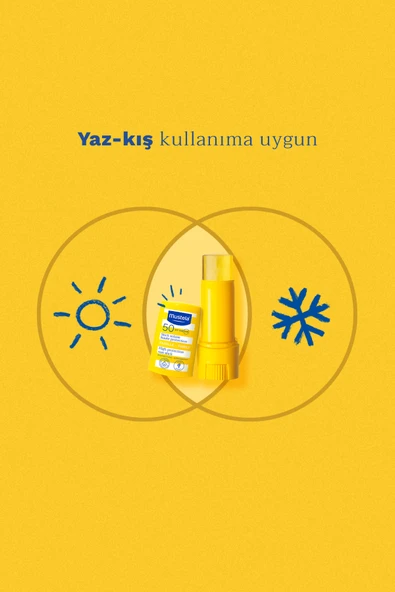Mustela Spf 50 Yüksek Koruma Göz Çevresi Dudak Hassas Bölgeler Güneş Koruyucu Suya Dayanıklı Stick 9 ml - 8