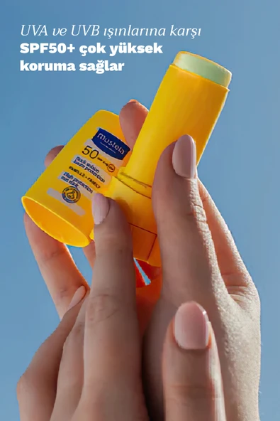 Mustela Spf 50 Yüksek Koruma Göz Çevresi Dudak Hassas Bölgeler Güneş Koruyucu Suya Dayanıklı Stick 9 ml - 3