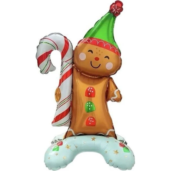 Parti Sürprizi Yılbaşı Partisi Küçük Ayaklı Kurabiye Adam 1 Adet ürün görseli