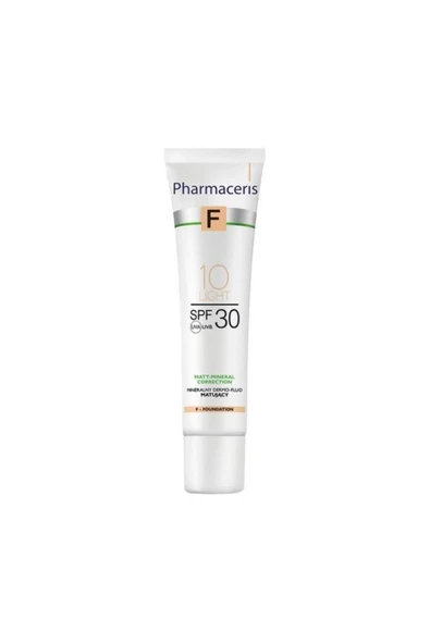 Pharmaceris Mineral Mattifyıng Fluid Dermo Foundation Spf30 10 Light 30 ml - 1
