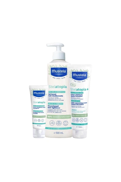 Mustela Çok Kuru Ciltler Günlük Bakım Seti - 1