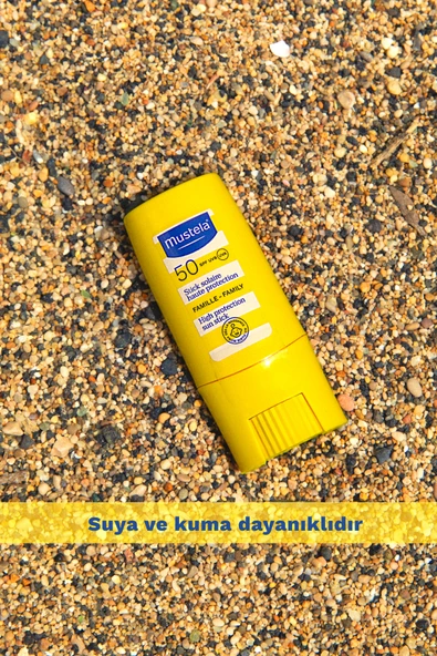 Mustela Spf 50 Yüksek Koruma Göz Çevresi Dudak Hassas Bölgeler Güneş Koruyucu Suya Dayanıklı Stick 9 ml - 6