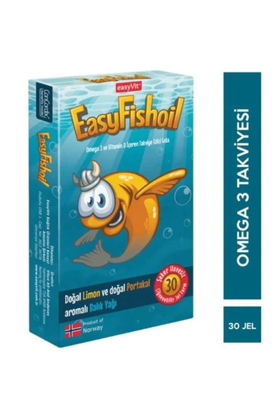 EASYVİT Easyfishoil Omega 3 Çiğnenebilir 30 Adet Jel - 2