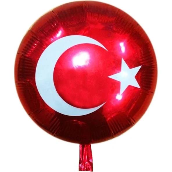 Parti Sürprizi Türk Bayrağı Folyo Balon 1 Adet ürün görseli