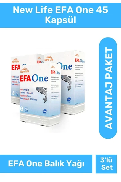 New Life Efa One 45 Kapsül 3'lü Paket ürün görseli 1