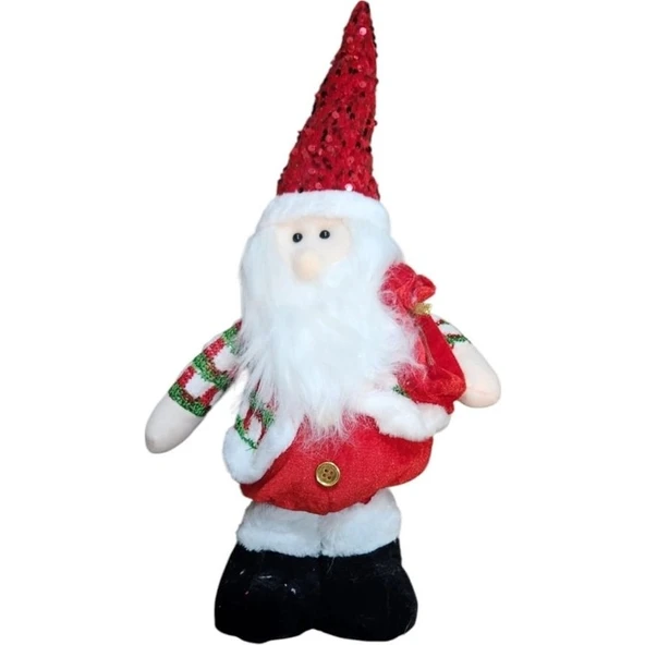 Parti Sürprizi Yılbaşı Partisi Yaylı Noel Baba Dekor Süs 1 Adet ürün görseli