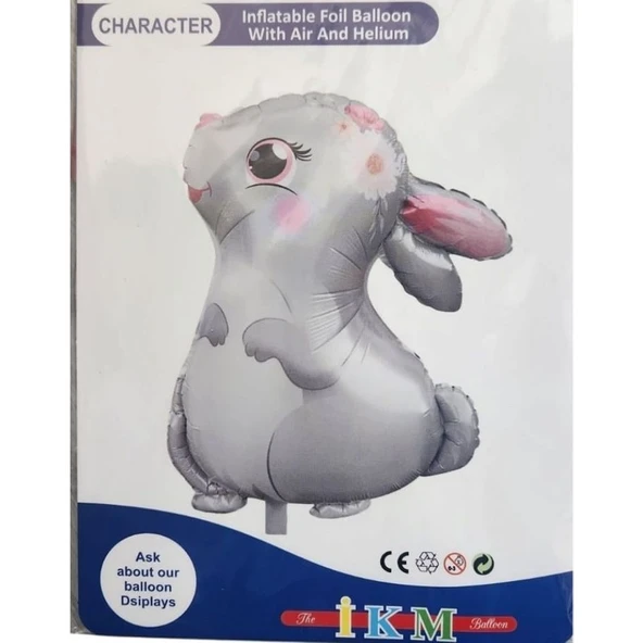 Parti Sürprizi Paskalya Sevimli Tavşan Folyo Balon 1 Adet ürün görseli