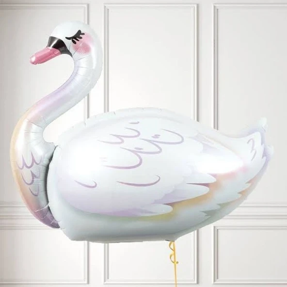 Parti Sürprizi Kuğu Şekilli Folyo Balon 1 Adet ürün görseli