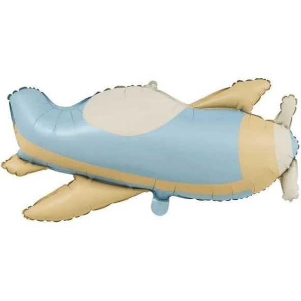 Parti Sürprizi Retro Uçak Şekilli Folyo BALON78 x 42 cm 1 Adet ürün görseli