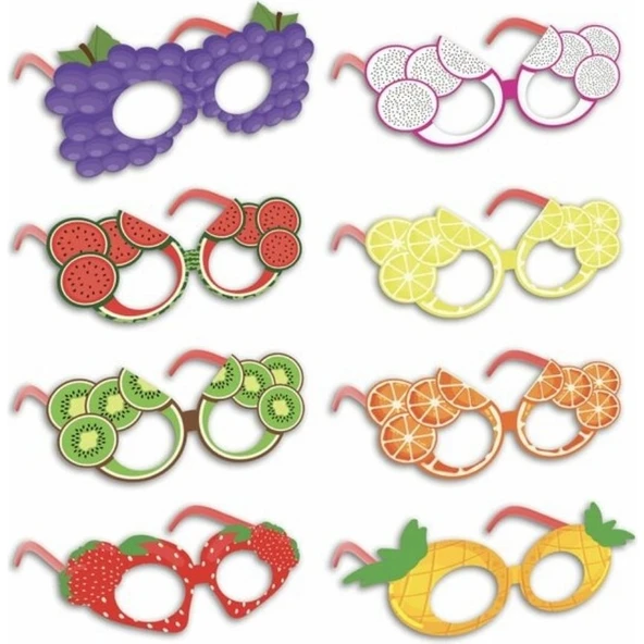 Parti Sürprizi Meyveler Teması Gözlük 1 Adet ürün görseli