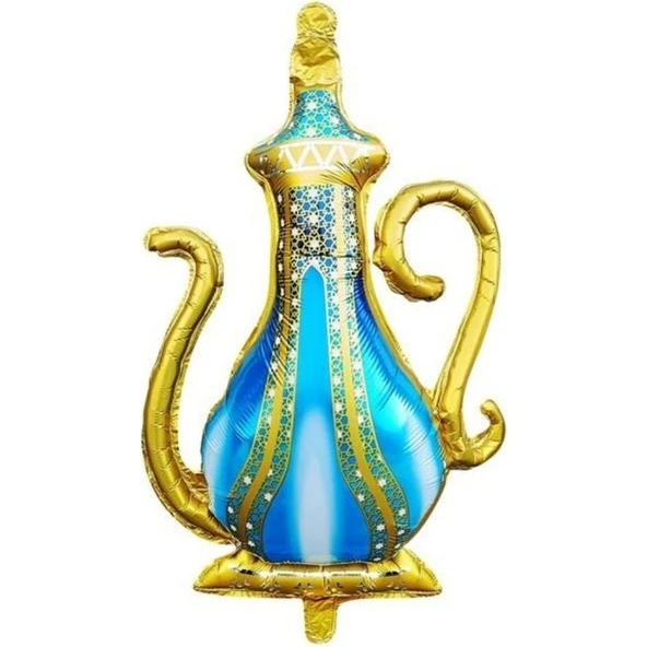 Parti Sürprizi Ramazan Temalı Mavi Ibrik Şekilli Folyo Balon 1 Adet ürün görseli