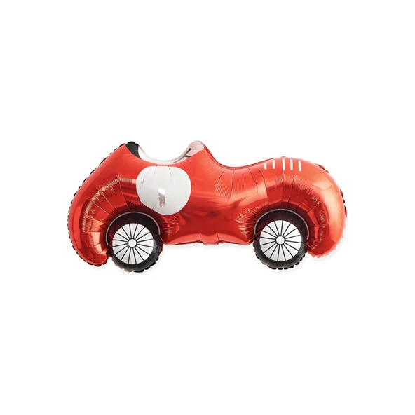 Parti Sürprizi Kırmızı Yarış Arabası Şekilli Folyo Balon 1 Adet ürün görseli
