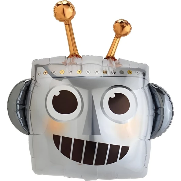 Parti Sürprizi Robot Şekilli Folyo Balon 1 Adet ürün görseli