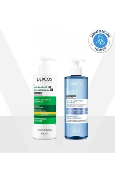 Vichy Vıchy Dercos Kepek Bakım Rutini Kuru Saç Şapuan Kofresi