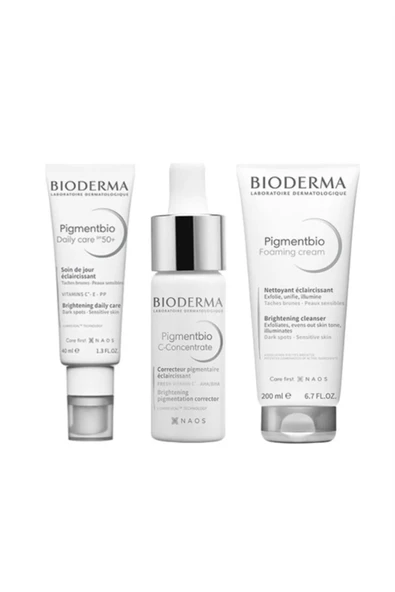Bioderma Pigmentbio Leke Serisi | Gündüz Kremi Serum Temizleme Jeli Orijinal Boy ürün görseli