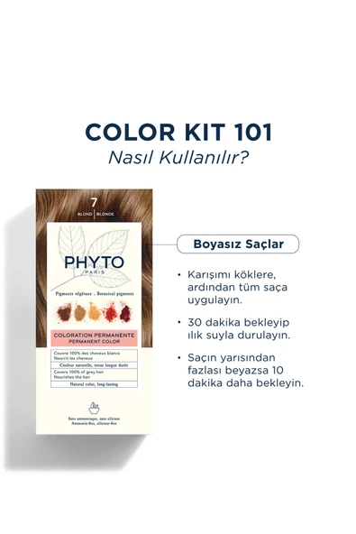 Phyto Phytocolor 7 Kumral Amonyaksız Kalıcı Bitkisel Saç Boyası - 2