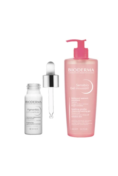 Bioderma Pigmentbio Leke Bakım Seti 1 | Pigmentbio Serum + Sensibio Foam 500 Ml Temizleme SS20200515006
